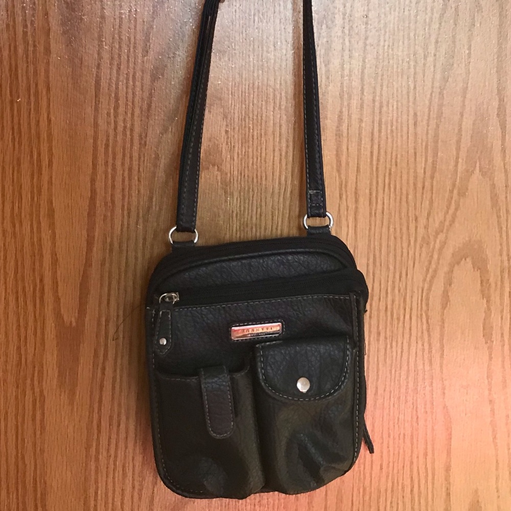 Black crossbody Rosetti bag
